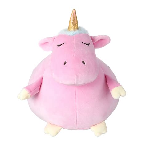 Round Plush Toy(Purple Unicorn) – MINISO Bahrain