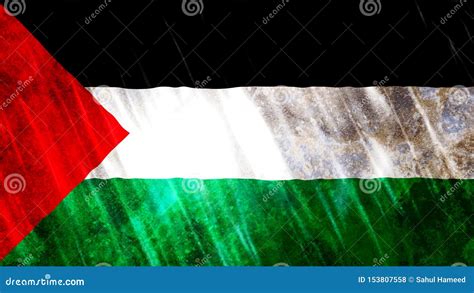 State of Palestine Flag stock photo. Image of business - 153807558