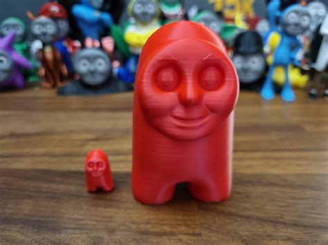 Sus Among Us Thomas 3D Printed Oddbody Meme Present | Etsy