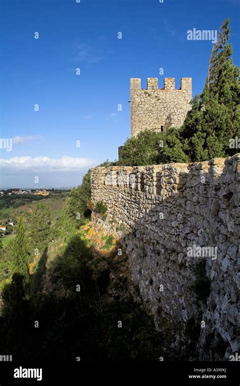 Medieval Sesimbra castle, Portugal Stock Photo - Alamy