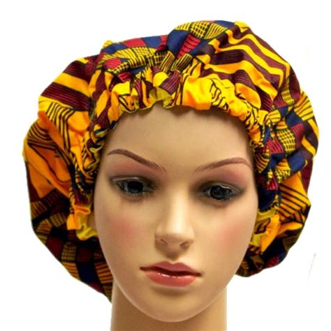 Our African Print gorgeous bonnets are made from authentic Ankara-print fabric (100% cotton ...