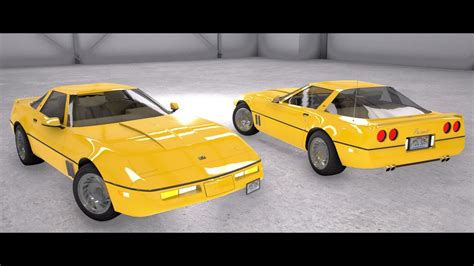 SelfMade Corvette C4 BeamNg West Coast Roads - YouTube