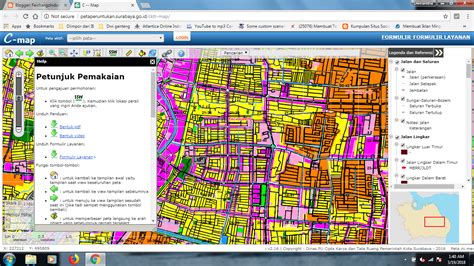 Cara Melihat Rencana Tata Kota dan Jalan Kota Surabaya Dengan C-Map ...