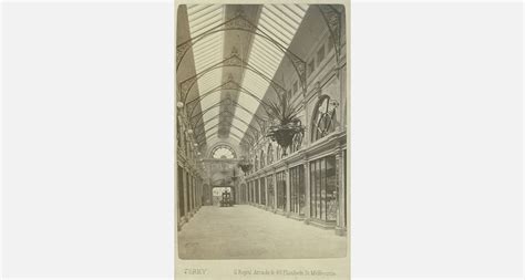 History - Royal Arcade Melbourne