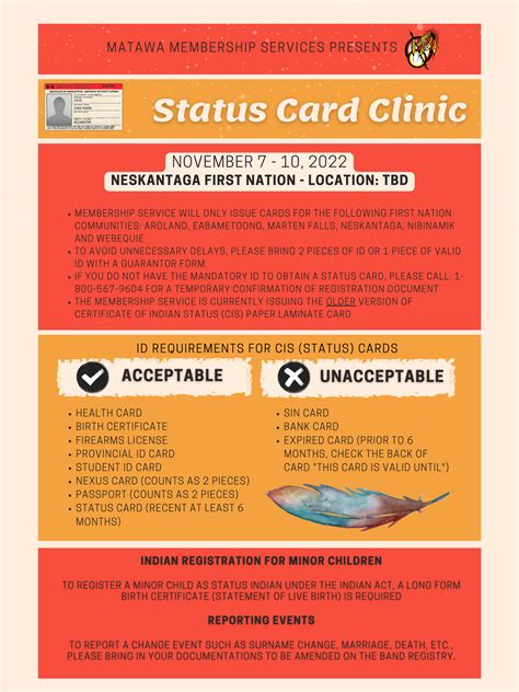 Neskantaga First Nation Status Card Clinic - Matawa