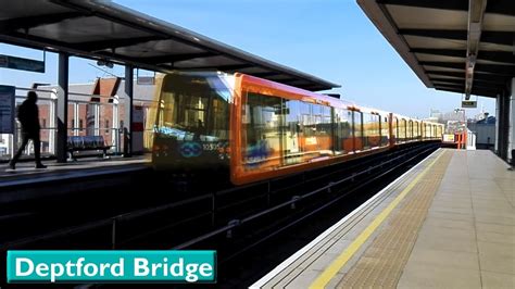 Deptford Bridge : London DLR ( B07 - B92 - B2K Stock ) - YouTube