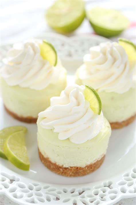 Mini Key Lime Cheesecakes - Live Well Bake Often