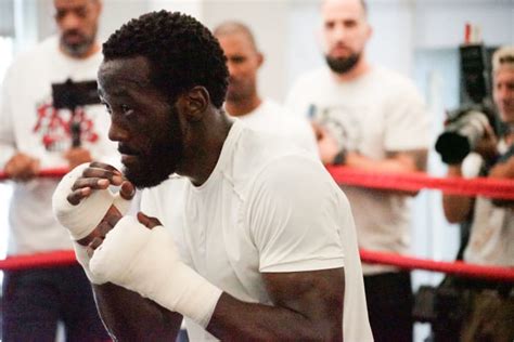 Terence Crawford training at UFC PI ahead of blockbuster fight with ...