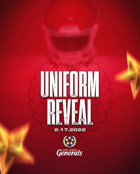 New Jersey Generals on Twitter: Uniform & Gear unveiling today (2/17) at 12pm : r/NJGeneralsUSFL