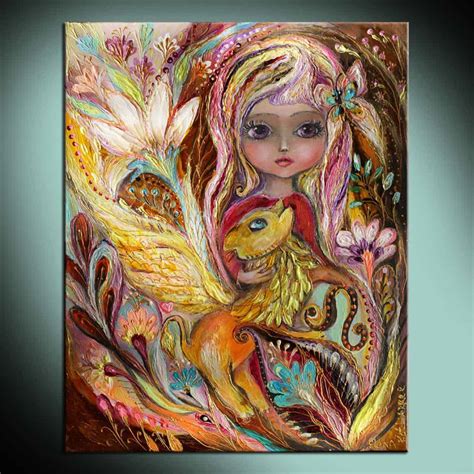 Leo - The Fairies of Zodiac series - Art Wall Canvas Print - Elena Kotliarker Art