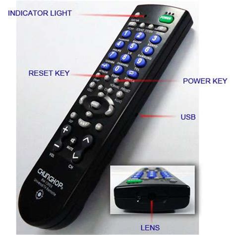 TV REMOTE CONTROL SPY CAMERA, HIDDEN UNIVERSAL REMOTE CONTROL NANNY SPY ...