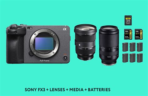 Rent a Sony FX3 +Lenses + Batteries + Media, Best Prices | ShareGrid Los Angeles, CA