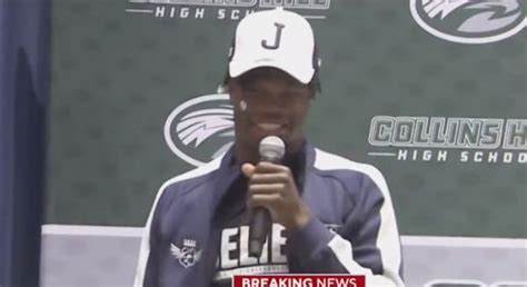 Video: Travis Hunter trolled top programs while committing to Jackson State