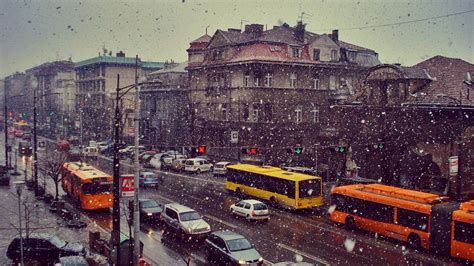 3840x2160 resolution | yellow bus, Belgrade, snow, city, Serbia HD wallpaper | Wallpaper Flare