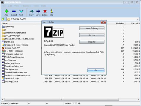 7-Zip 16 | File Compression | FileEagle.com