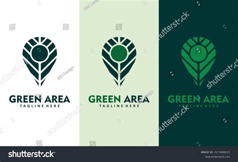 Green Area Eco Sustainability Company Logo Stock Vector (Royalty Free ...