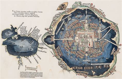 The First European Map of Tenochtitlan, 1524: Bridging Two Worlds