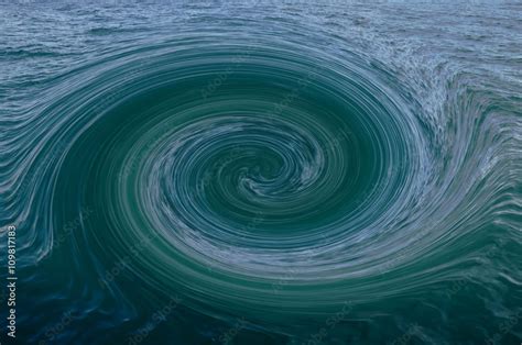 The whirlpool. Atlantic ocean - background Stock Photo | Adobe Stock