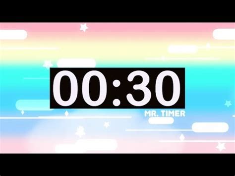 30 Second Timer with Music for Kids! Countdown Video HD! - YouTube