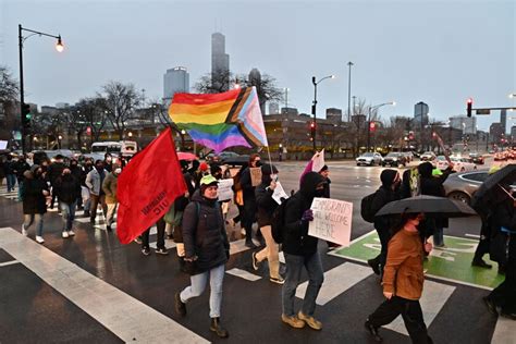 UIC students protest Candace Owens, Charlie Kirk appearance over anti-LGBTQ views - Chicago Sun ...