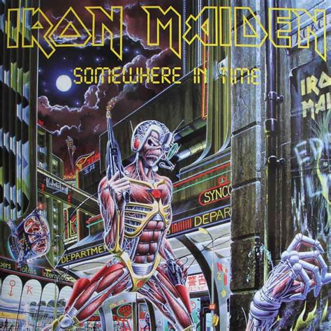 Iron Maiden - Somewhere in Time - Vinyl Clocks