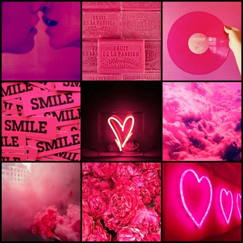 Dark pink moodboard aesthetic! by randomaesthetics on DeviantArt