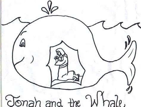 Jonah Praying Page Coloring Pages