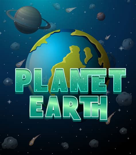 Planet Earth poster design stock vector. Illustration of astronaut - 237369020