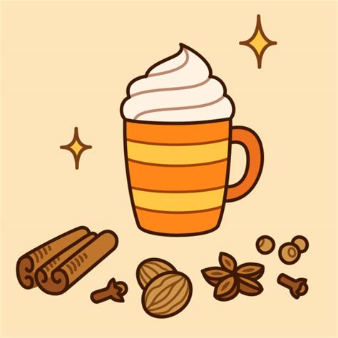 Royalty Free Pumpkin Spice Latte Clip Art, Vector Images ...