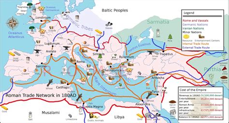 Trade Routes of the Roman Empire - Vivid Maps