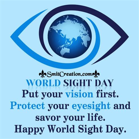 World Sight Day Quotes, Messages, Slogans, Wishes Images - SmitCreation.com