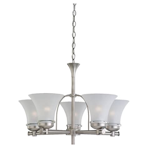 31283-965,Five Light Chandelier,Antique Brushed Nickel