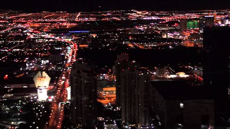 The Night View from Stratosphere Observation Deck - YouTube