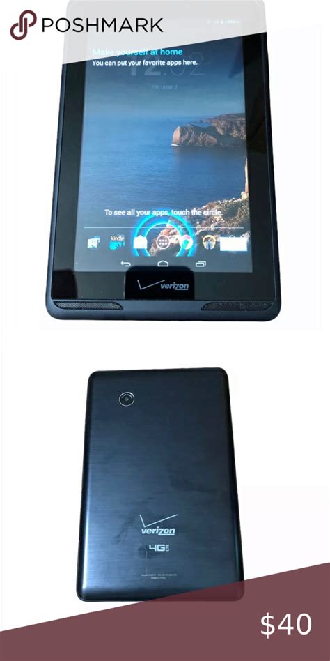 Verizon Wireless QMV7A Ellipsis 7 inch HD 4G LTE Android WiFi Tablet ...