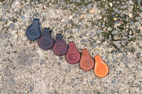 Personalized Leather Key Ring L James Thieman Leathercraft - Etsy