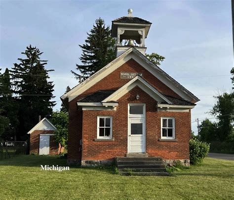 Under $75K Thursday - Circa 1907 Michigan Old One-Room Schoolhouse For Sale Under $65K - Pending