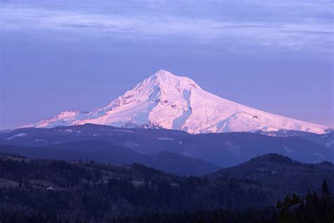 Landscape of Mount Hood at Sunrise in Oregon image - Free stock photo - Public Domain photo ...