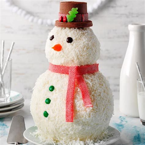 Cake Snowman Recipe: How to Make It