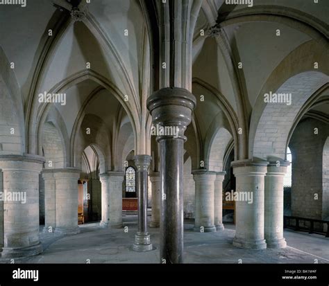 Canterbury Cathedral eastern crypt Stock Photo - Alamy