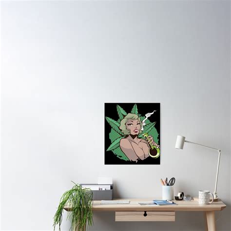 "Anime Weed girl." Poster by emphatic | Redbubble