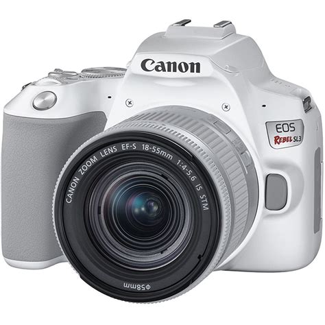 Canon EOS Rebel SL3 DSLR Camera with 18-55mm Lens (White) - Ace Photo