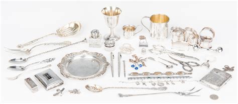 Lot 353: Collection of various Sterling Items & more | Case Auctions