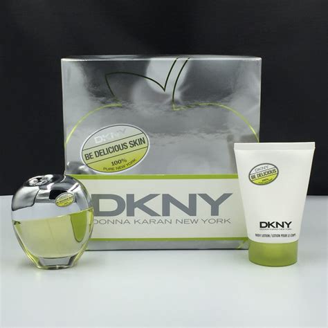 Dkny Be Delicious Skin Gift Set ( 50ml Edt Spray + 100ml Body Lotion )