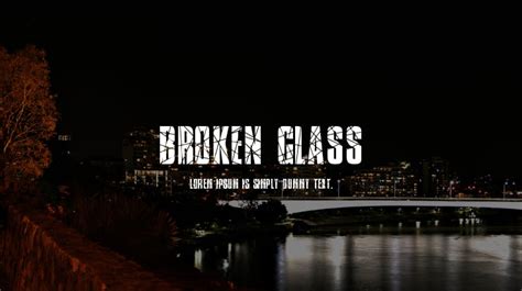 Broken Glass Font : Download Free for Desktop & Webfont