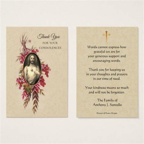 Pin on FUNERAL SYMPATHY HOLY CARDS