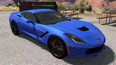 BeamNG.drive - Chevrolet Corvette C7 Stingray 2015 - Car Show Test Drive Crash . 4K 60fps. - YouTube