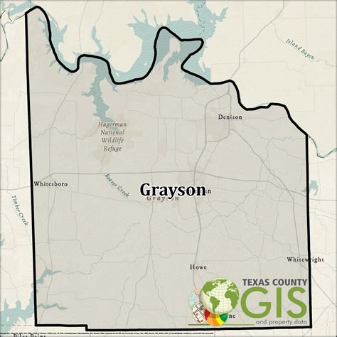 Grayson County GIS Shapefile and Property Data - Texas County GIS Data