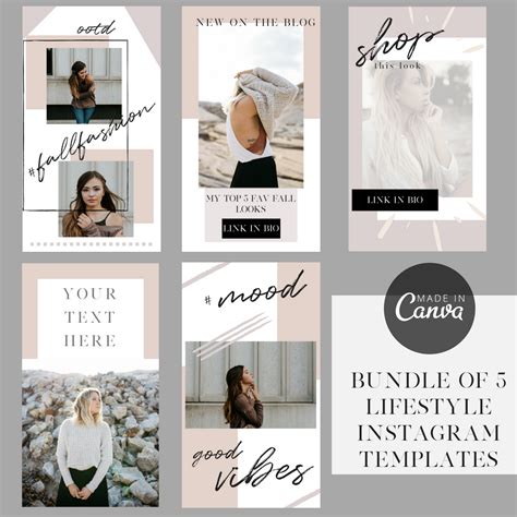 Perfect Instagram story templates for fashion and lifestyle bloggers ...