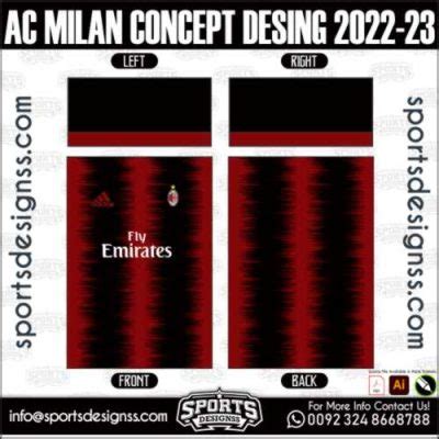 AC MILAN CONCEPT DESING 2023-24 - Sports Designss