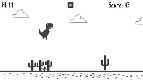 Google Chrome's Dinosaur Game when the Internet is down | Sports, Hip ...